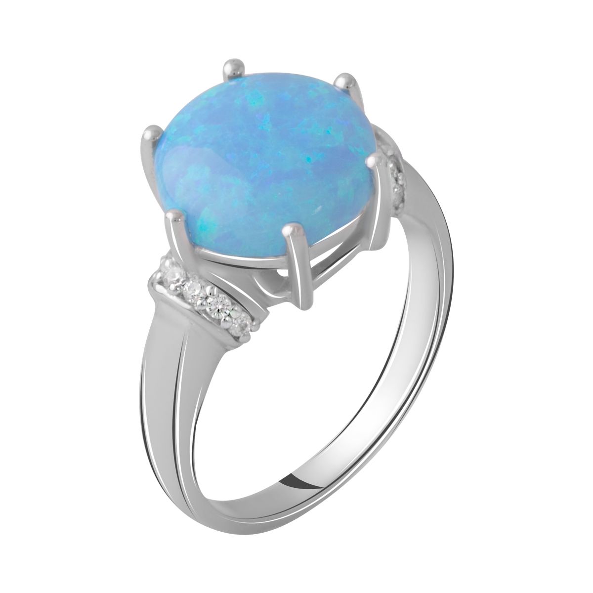 

Серебряное кольцо SilverLine с опалом 2.555ct 18.5 размер