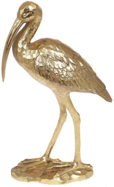 

Декоративная фигура Ибис 24х9.5х40.1см полистоун, золото Bona BD-450-888