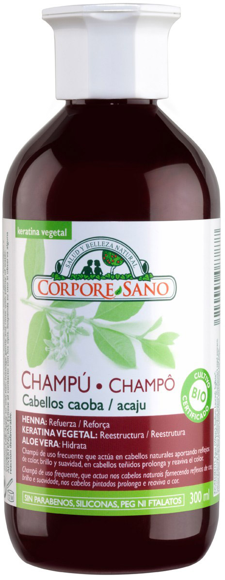 Шампунь для нормальных волос Corpore Sano Shampoo Henna Cabellos Caoba ...