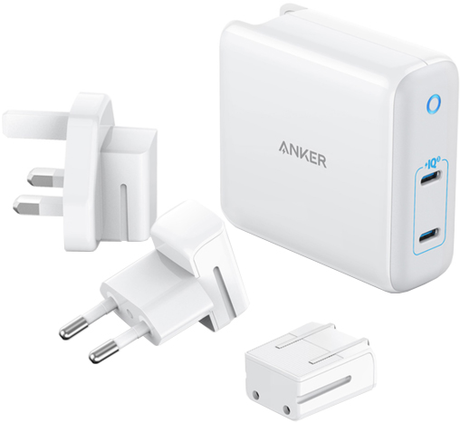 

Сетевое зарядное устройство Anker PowerPort Atom III Duo - 60W 2xUSB-С White