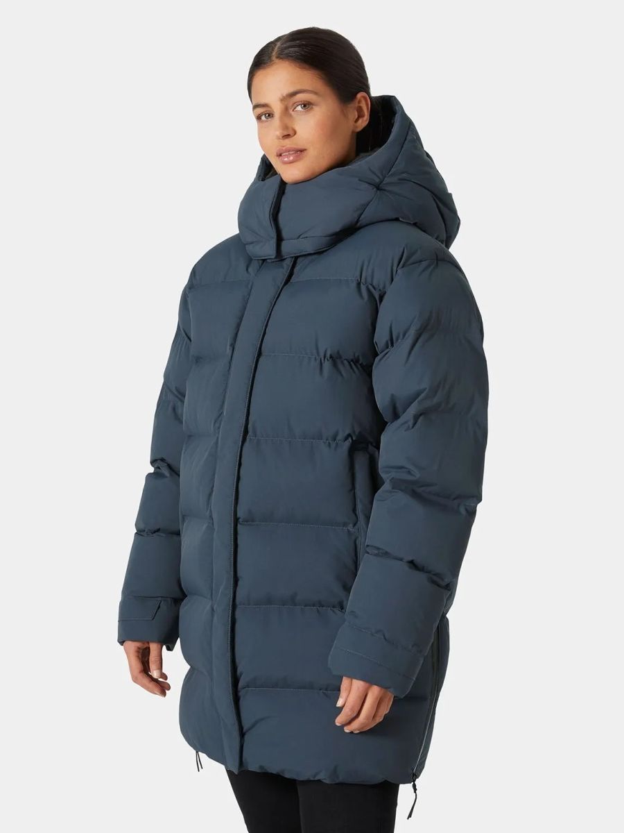 Акція на Куртка зимова жіноча Helly Hansen W Aspire Puffy Parka 53515-860 XS Темно-синя від Rozetka