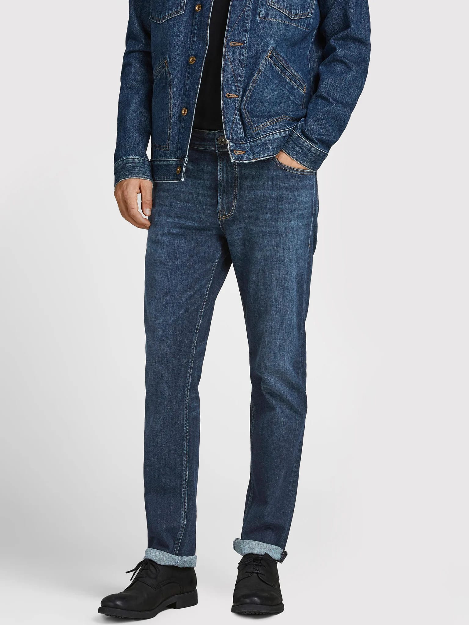 Джинсы Jack & Jones 12202100 36/36 Темно-синие (5715212075016) – в ...