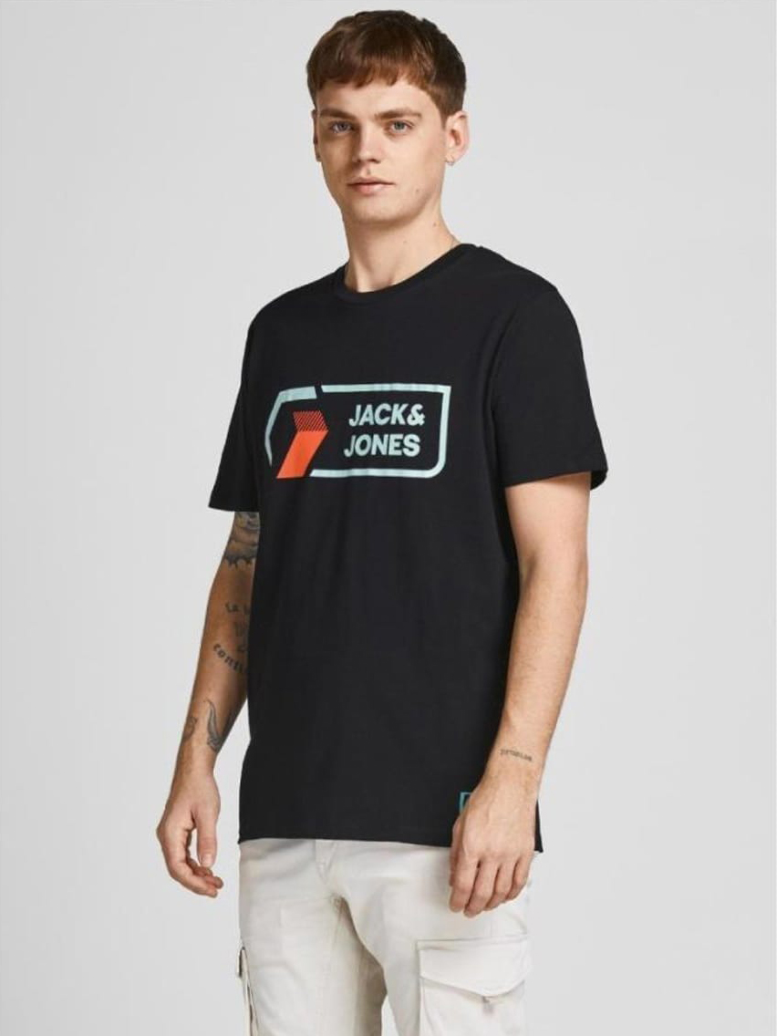 Футболка Jack & Jones 12204902 XS Черная (5715215632971) – в интернет ...