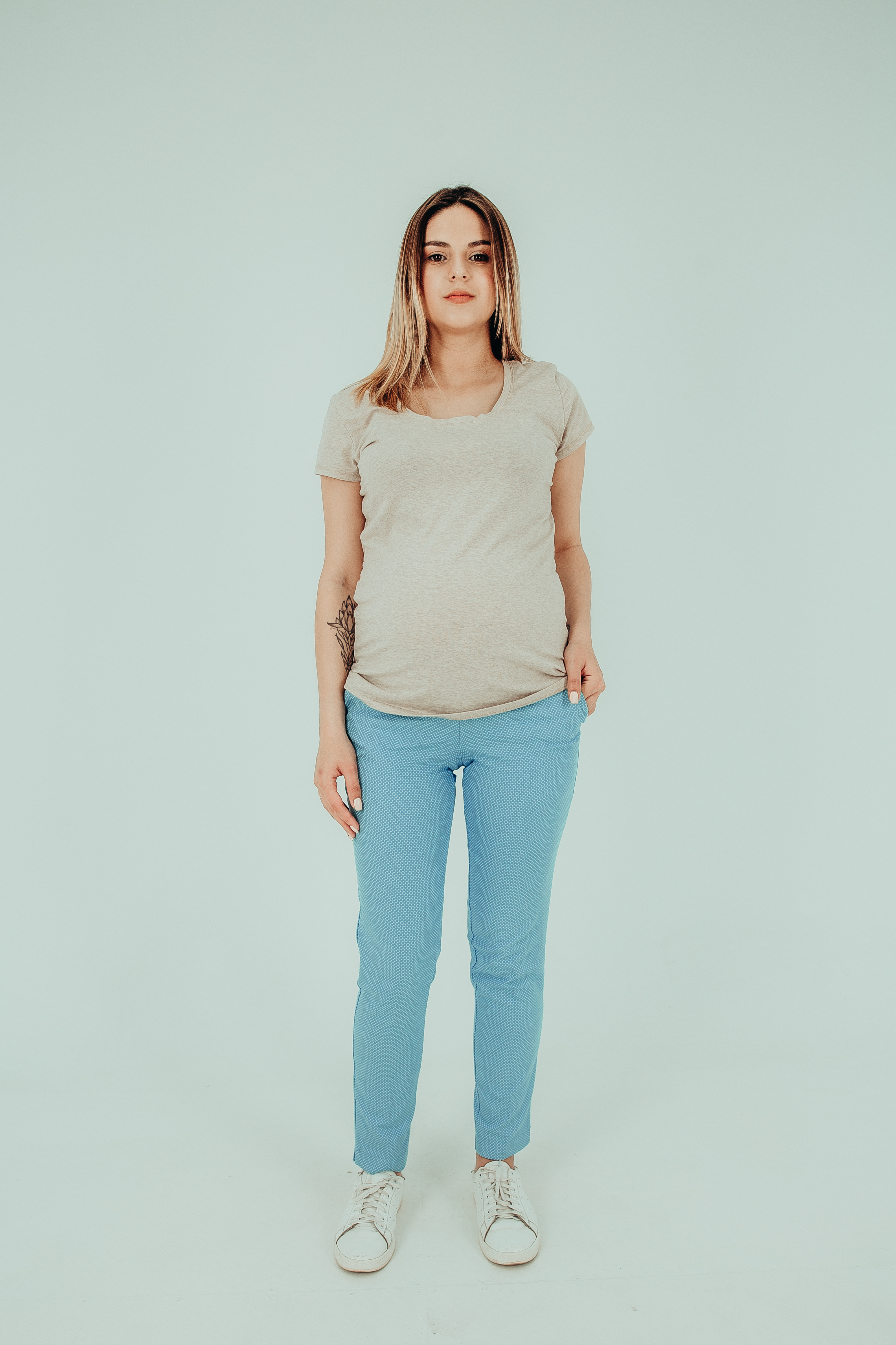 

Штаны для беременных Makosh.top L Голубой (М491-ГL)