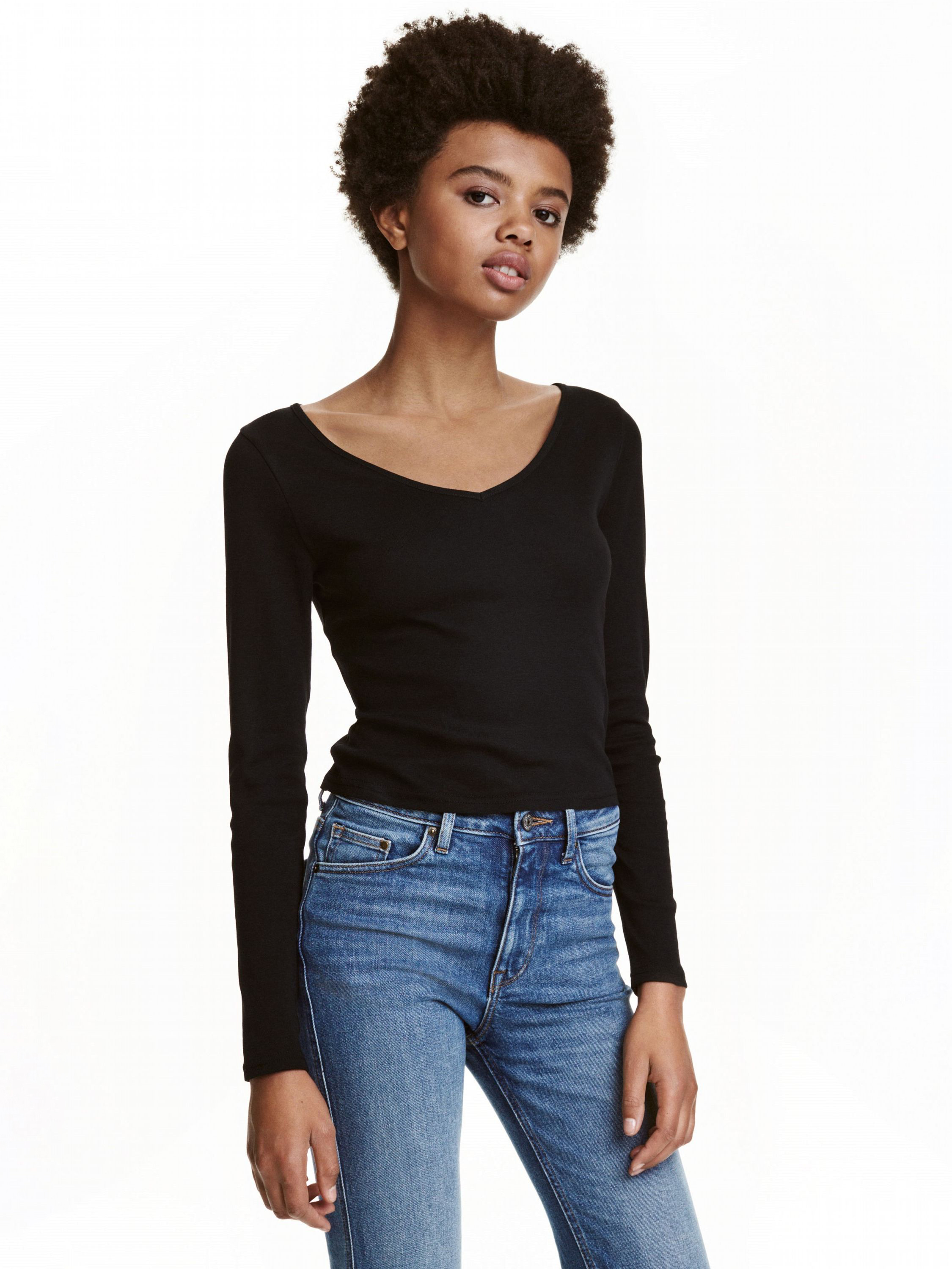 

Пуловер H&M 4276234 M Черный