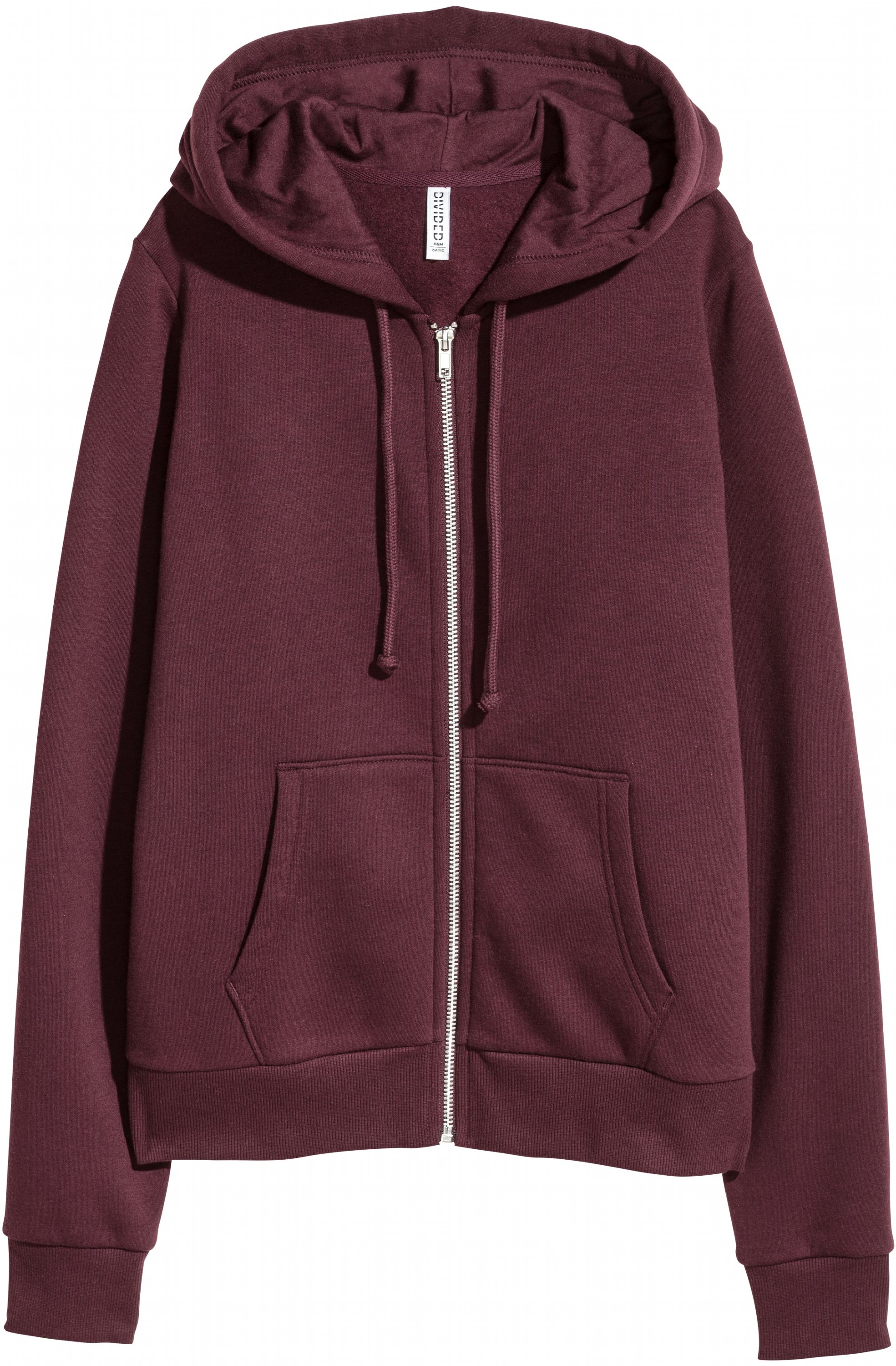 

Толстовка H&M 5485466 XS Бордовая