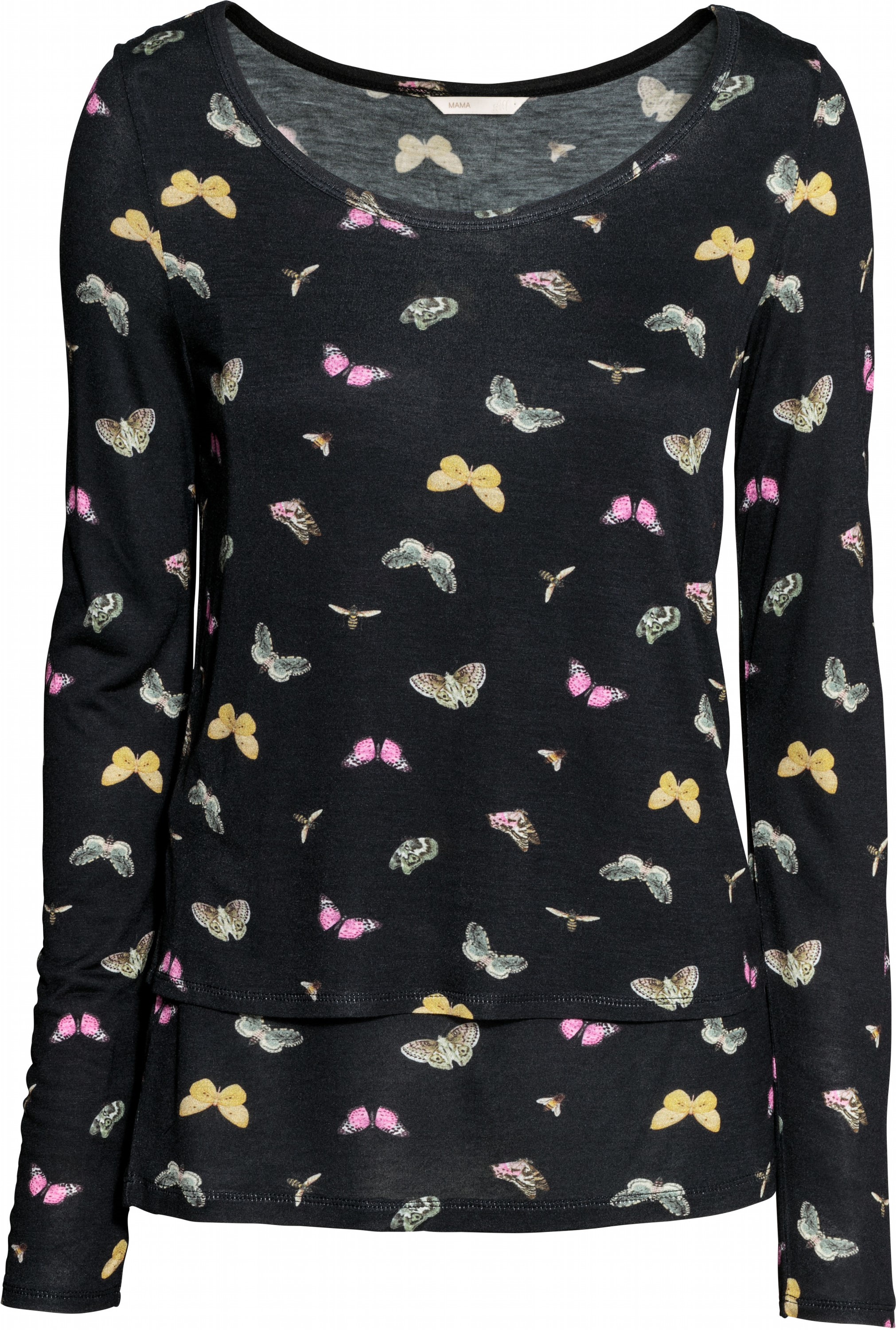

Лонгслив H&M 5710526 M Черный
