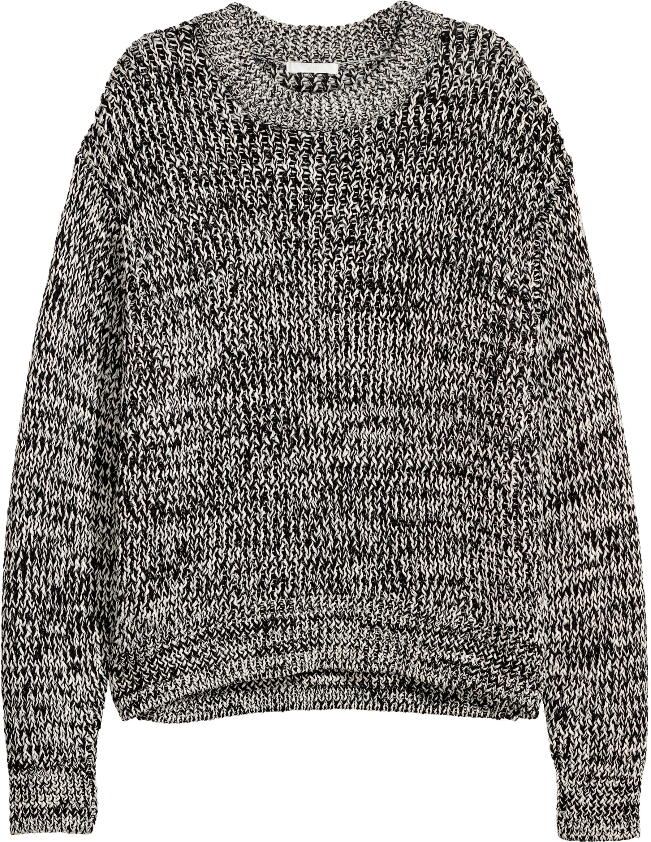 

Джемпер H&M 5698477 M Белый с черным
