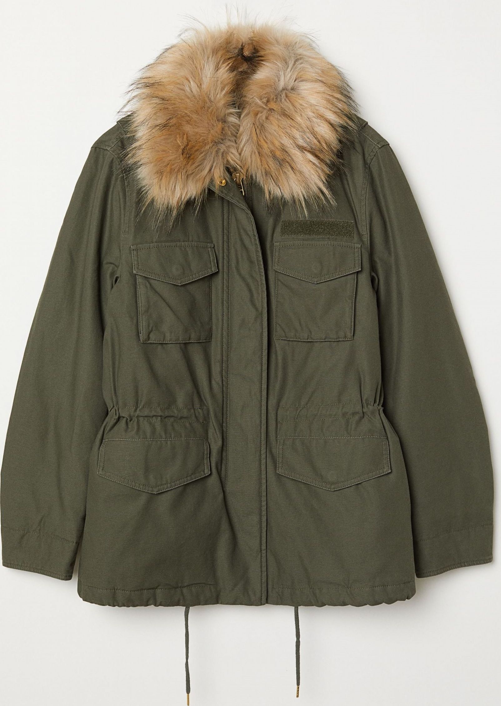 

Парка H&M 6594538 40 Темно-зеленая