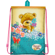 

Сумка для обуви Kite "Popcorn the Bear", 1 отделение, голубой с коричневым, РО18-600S