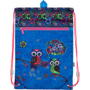 

Сумка для обуви Kite "Pretty Owls", 1 отделение, голубая, К18-601М-1