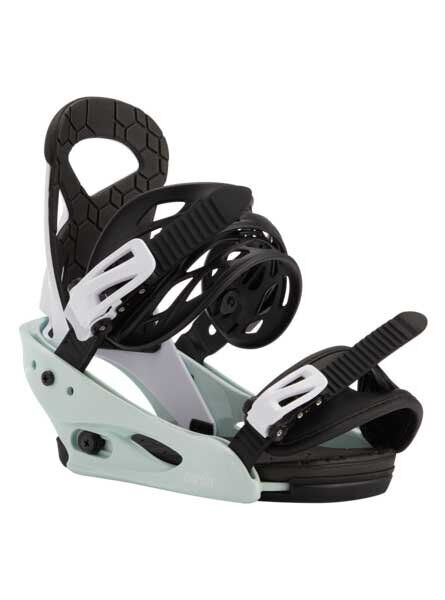 

Крепления BURTON ( 105751 ) MISSION SMALLS 2021 L NEO-MINT/WHITE (9009521868664)