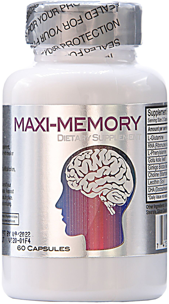 

Натуральная добавка Nu-Health Maxi-Memory 60 капсул (74136039074)