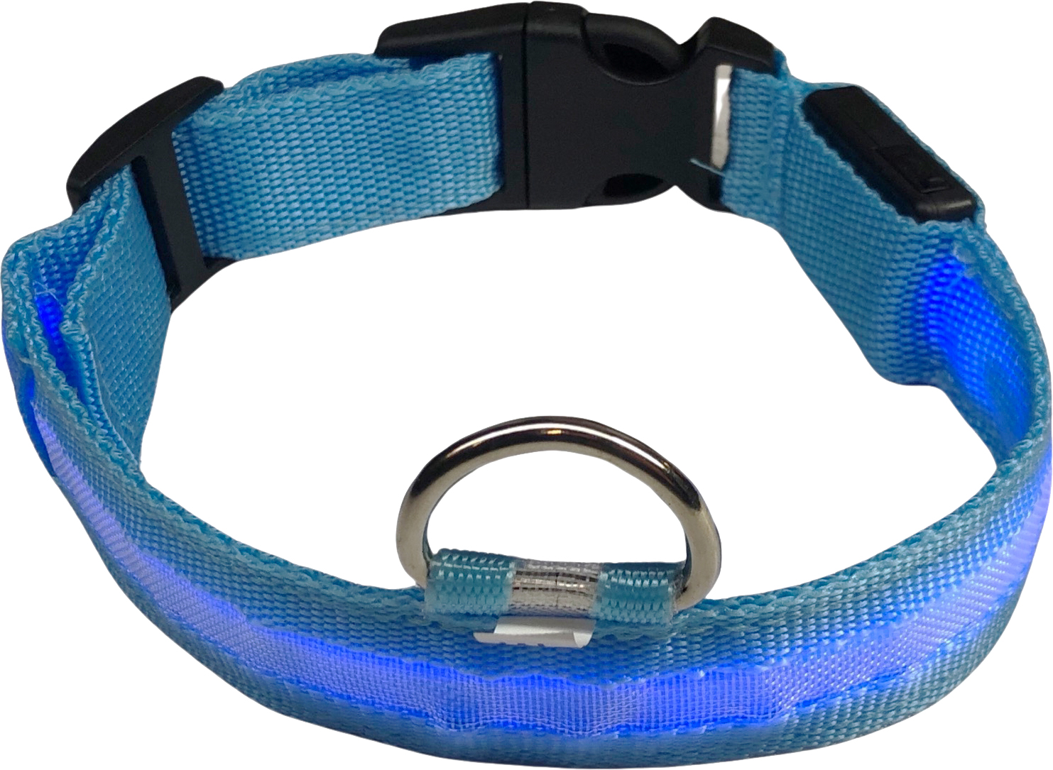 Ошейник с подсветкой для собак UFT Pet Led 1 L на батарейках Blue ...