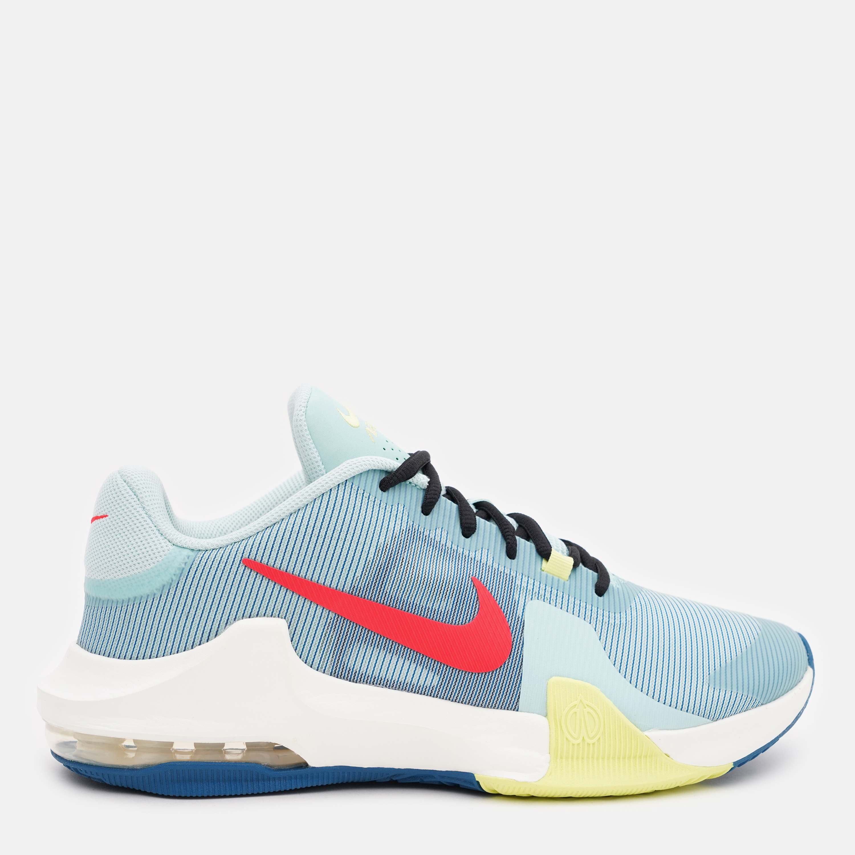 Акція на Чоловічі кросівки для баскетболу Nike Air Max Impact 4 DM1124-301 40.5 (7.5US) 25.5 см Jade Ice/Bright Crimson-Industrial Blue від Rozetka
