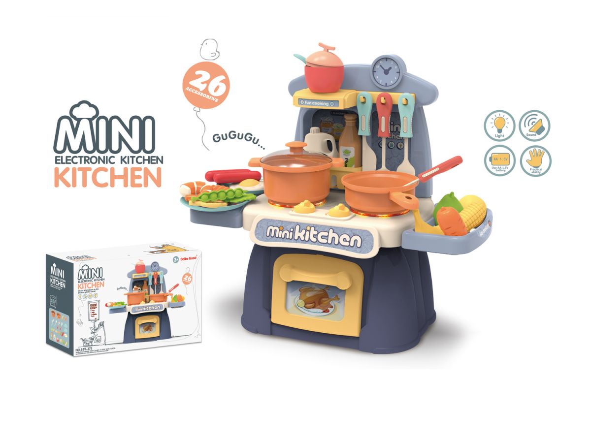 

Игровой набор Mini Kitchen со световыми и звуковыми эффектами 26 эл Beibe Good (889-173) (149601)