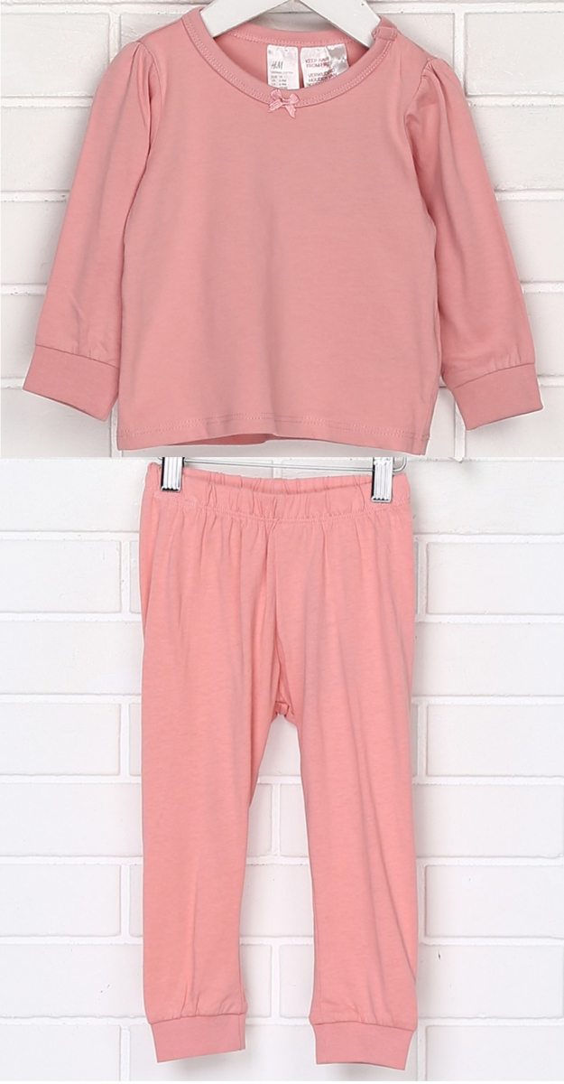 

Пижама для девочки H&M 0743932004 68 СМ Розовый 62320