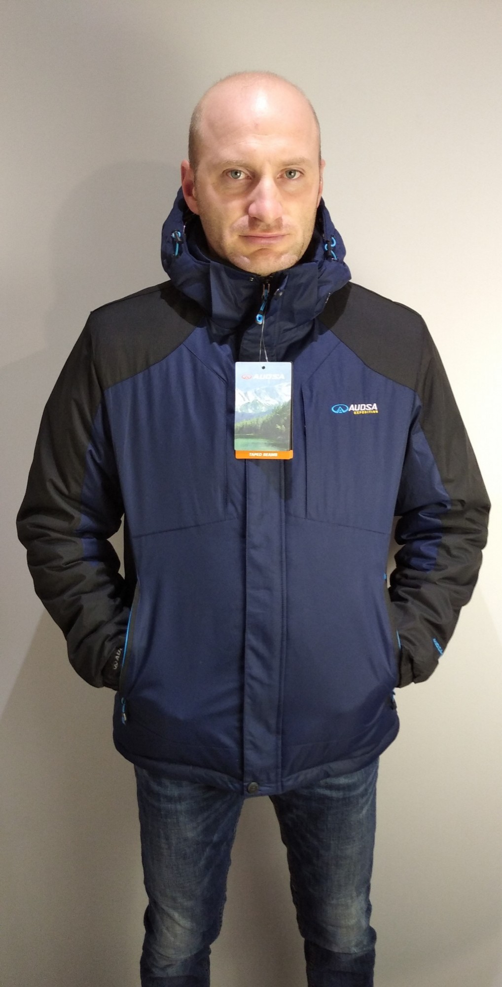 

Мужская зимняя Термокуртка AUDSA A2070 dark blue L