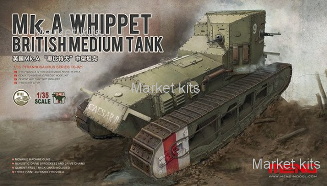 

Британский средний танк Mk.A "Whippet" 1:35 Meng (MENG-TS021)