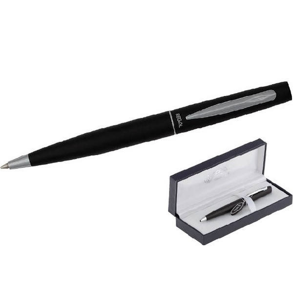 

Ручка шариковая Regal L синий метал, в футляре 1мм автомат (R80100.L.B)