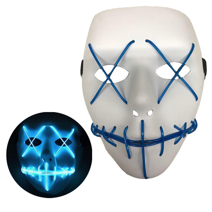 

Карнавальная маска с подсветкой LED Mask 1 Blue (SKL25-149767)