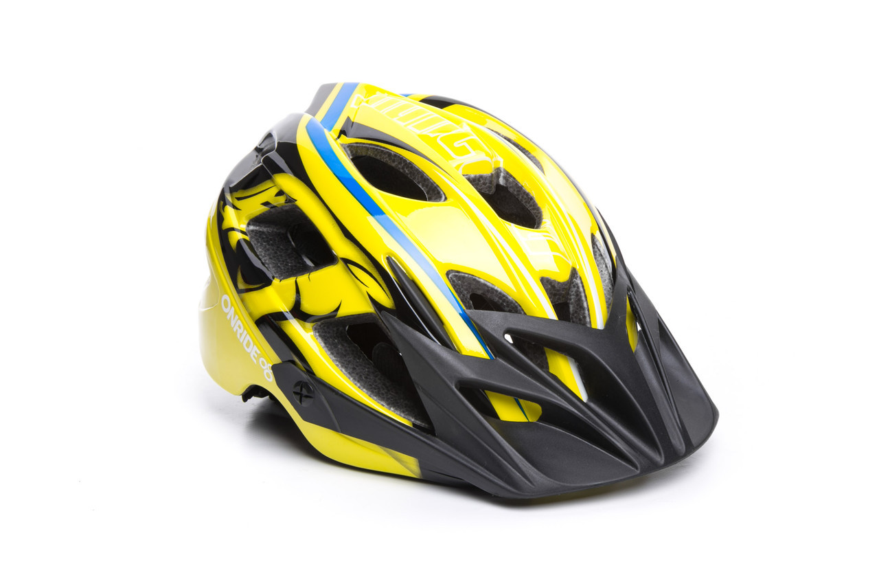 

Шолом велосипедний OnRide Rider M Yellow-Blue (SKL35-187703)