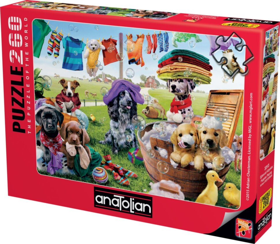 

Пазл Anatolian Играющие Щенки 260 Эл. Размер 48X33 см (3313)