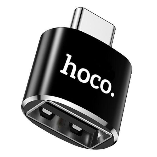 Переходник для синхронизации данных OTG Type-C на USB HOCO UA5 Black ...