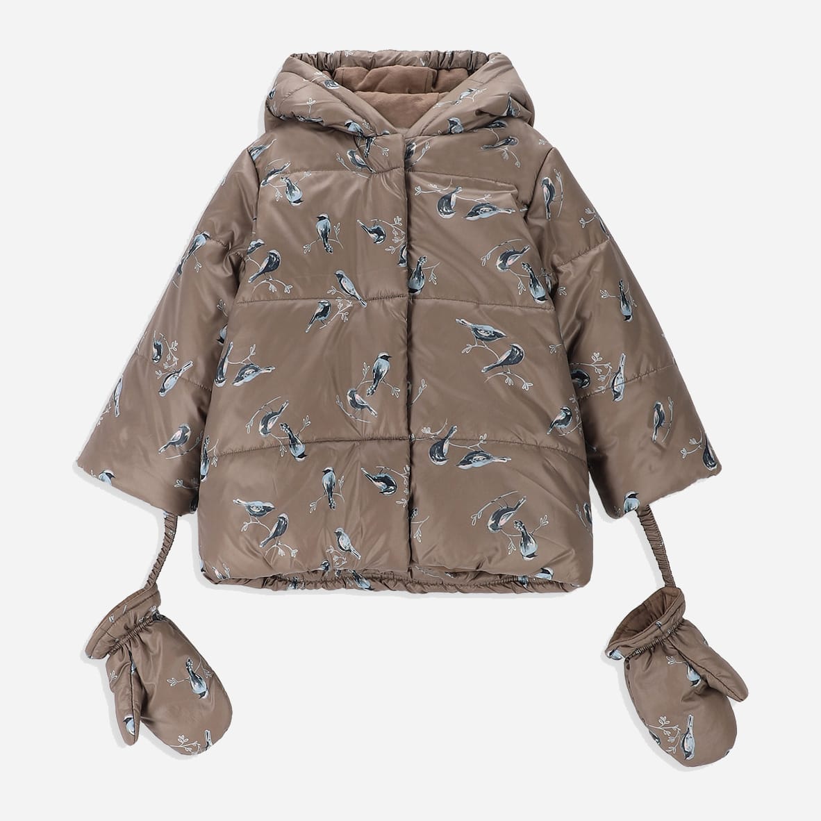 Акція на Дитяча демісезонна куртка для дівчинки Coccodrillo ZC3152103OGN-018 80 см Коричнева від Rozetka