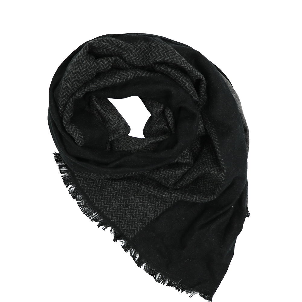 

Шарф мужской Bugatti One Size Черно-графитовый 6300 20500/240