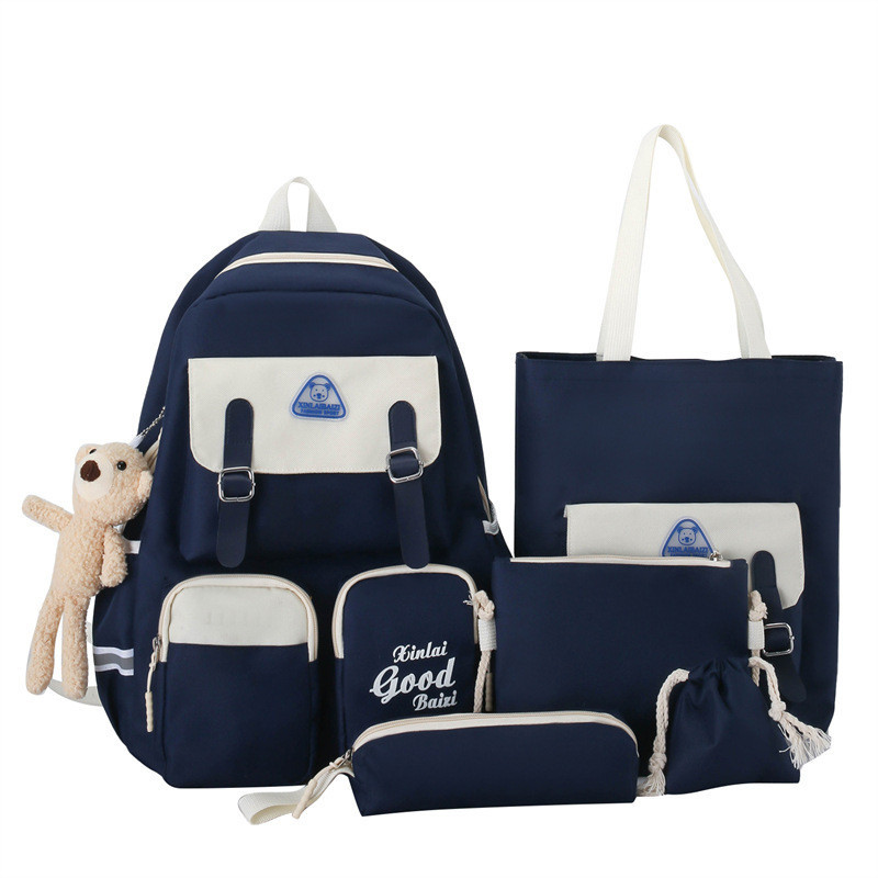 Набор рюкзаков 5в1 Good Baizi 45х32х14 см Синий (без Мишки) от продавца ...