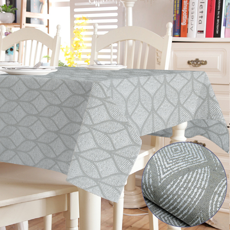 

Скатерть с акриловым покрытием Time Textile Louvre Ornament Olive Серый TT164656 140x220