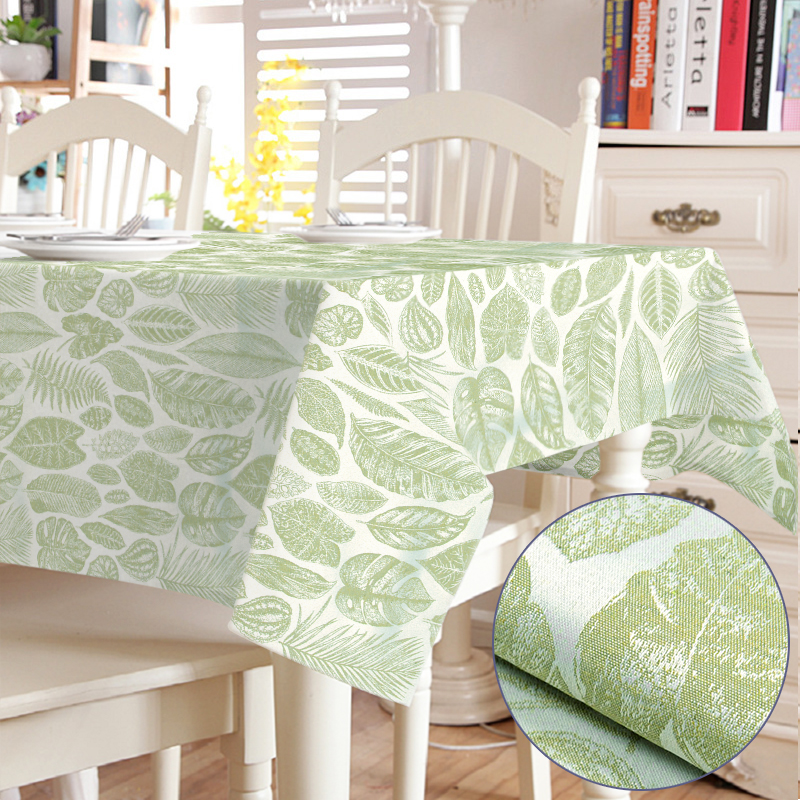 

Скатерть с акриловым покрытием Time Textile Leaves Olive Зеленый TT164660 140x180