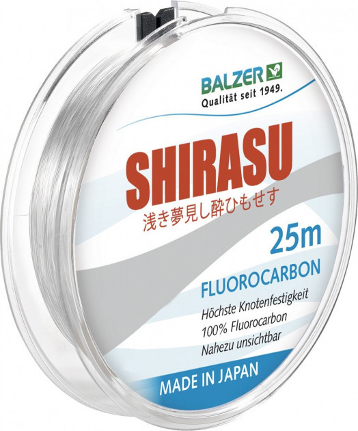 

Леска Balzer Shirasu Fluorocarbon 0.28мм. 25м.