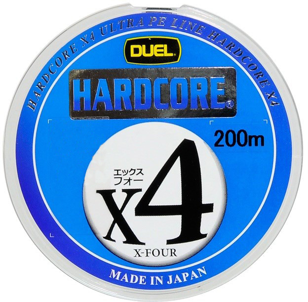 

Шнур рыболовный Yo-Zuri Hardcore X4 200 м #0.4 Разноцветный