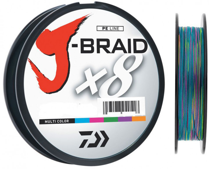 

Шнур рыболовный Daiwa J-Braid X8 0.13 мм - 150 м мulti Color