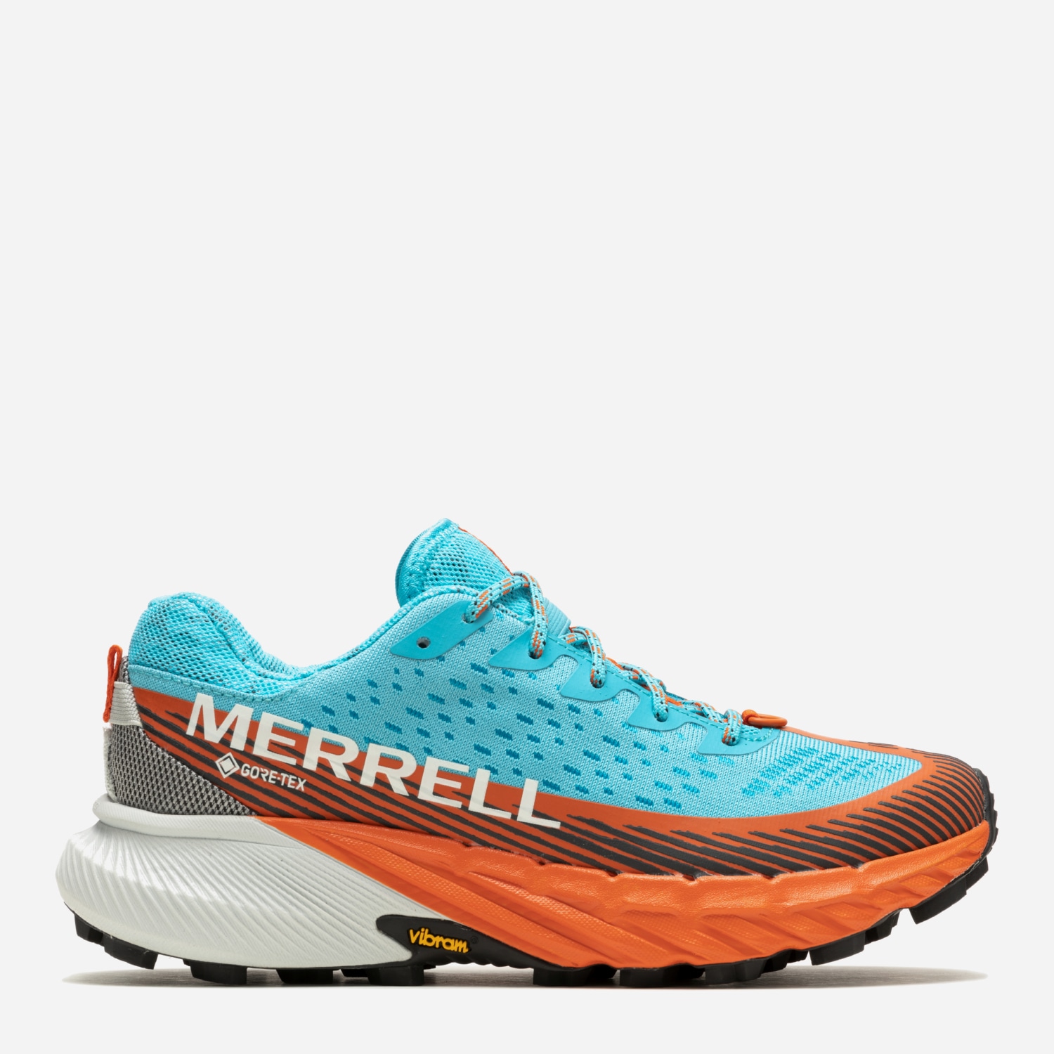 Акция на Жіночі кросівки для бігу з Gore-Tex Merrell Agility Peak 5 Gtx J068108 37.5 (7US) 24 см Atoll/Cloud от Rozetka