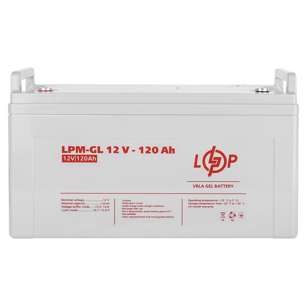 Аккумулятор гелевый LogicPower LPM-GL 12V - 120 Ah (3870) – фото ...