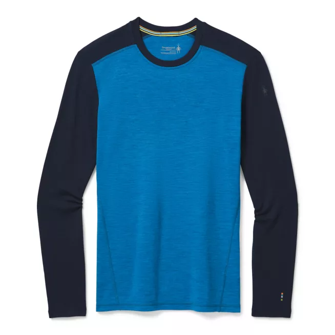 

Термокофта Smartwool Mens Merino 250 Baselayer Crew Boxed M Синий-Голубой