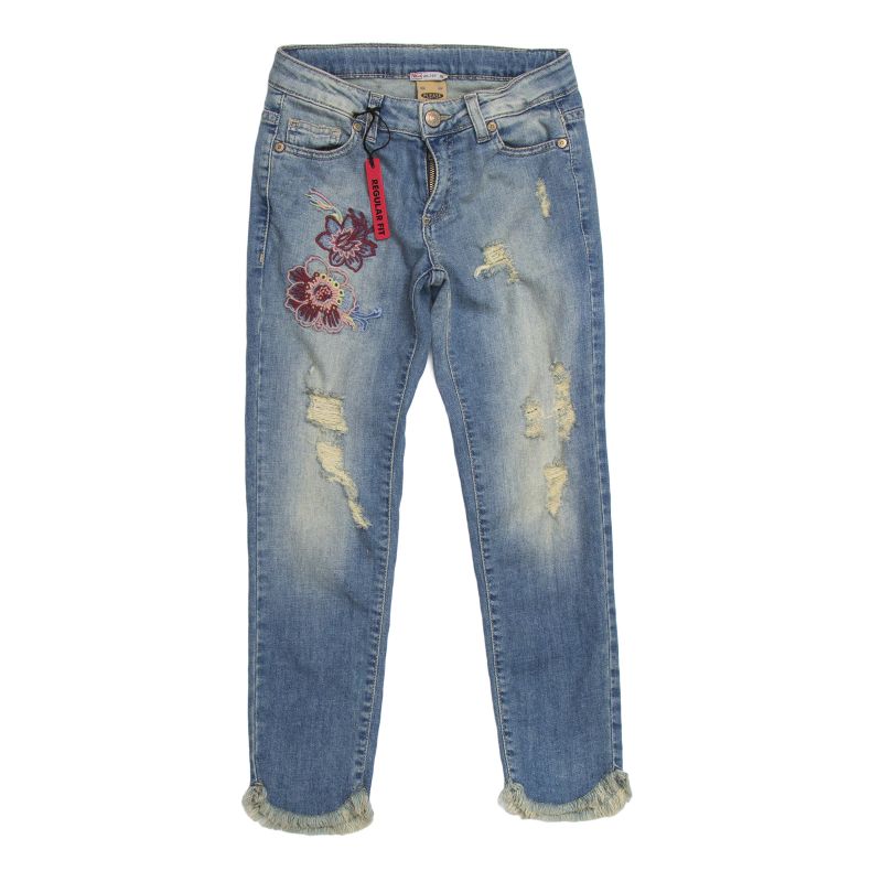 

Джинсы Regular Fit PLEASE kids 140 см Голубой 33F44G