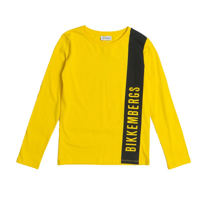 

Яркая футболка с длинным рукавом BIKKEMBERGS 140 см Желтый 0018/003
