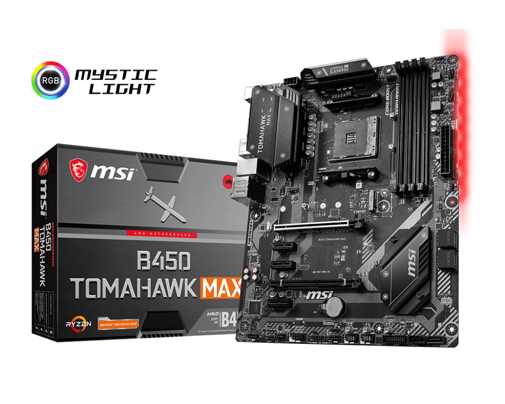 

Материнская плата MSI B450 Tomahawk Max Socket AM4