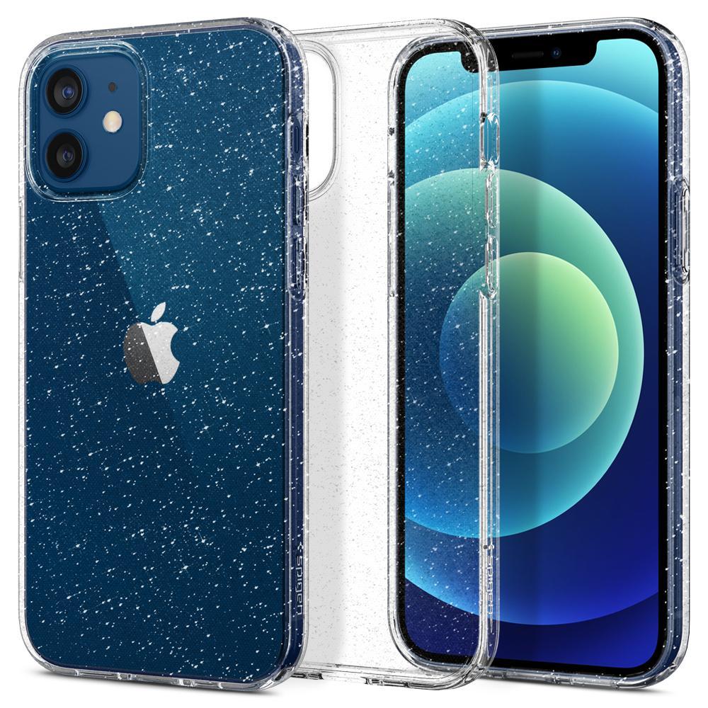 

Чехол Spigen Liquid Crystal Glitter для iPhone 12 / 12 Pro Crystal Quartz