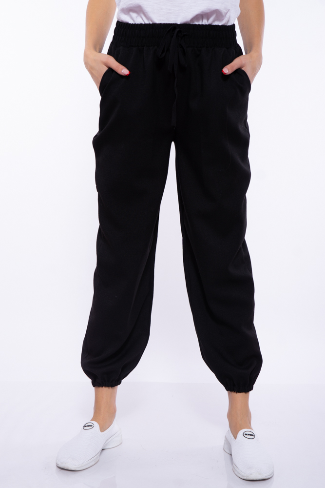 

Брюки женские однотонные Time of Style 153P6891 / Черный, Брюки женские однотонные Time of Style 153P6891 XS/S Черный