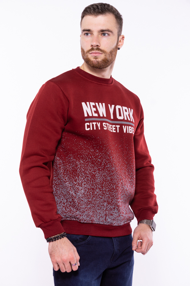 

Свитшот в стиле Casual Time of Style 157P033 S Марсала