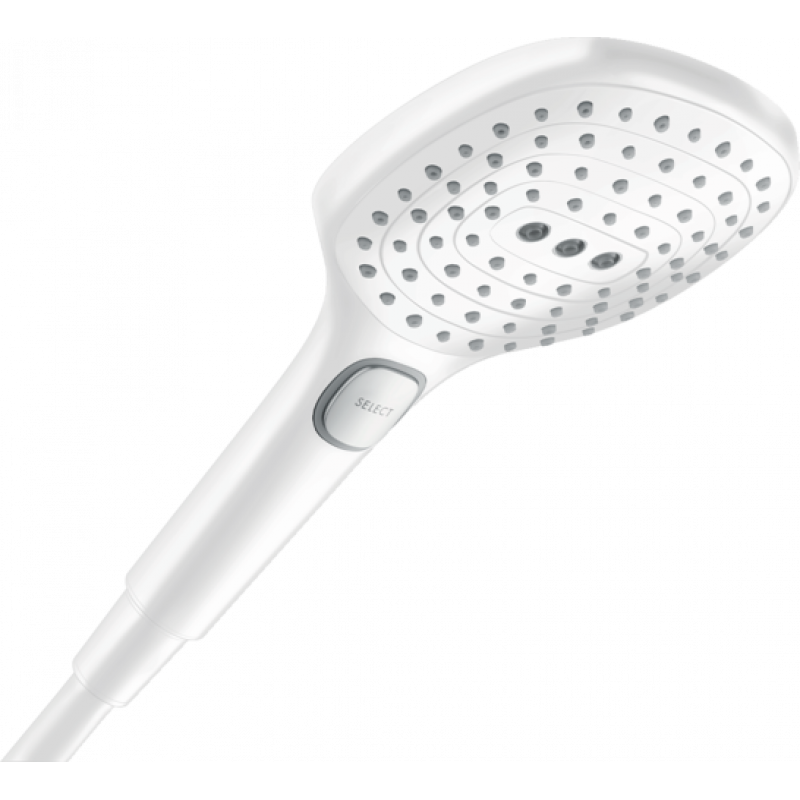 

Ручная лейка HANSGROHE Raindance Select E 120 26520700, матовый белый