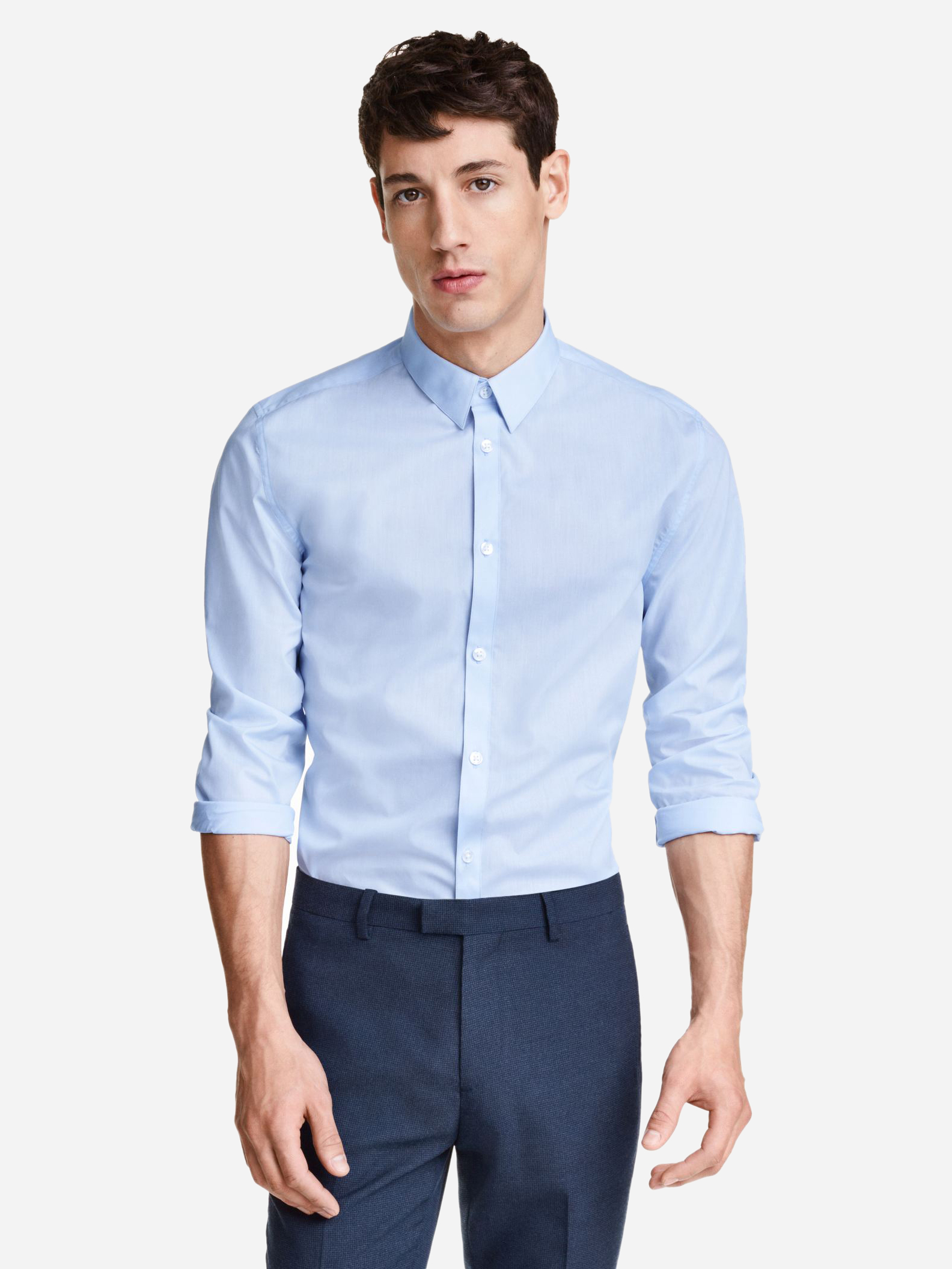 

Рубашка H&M 060340266 M Голубая