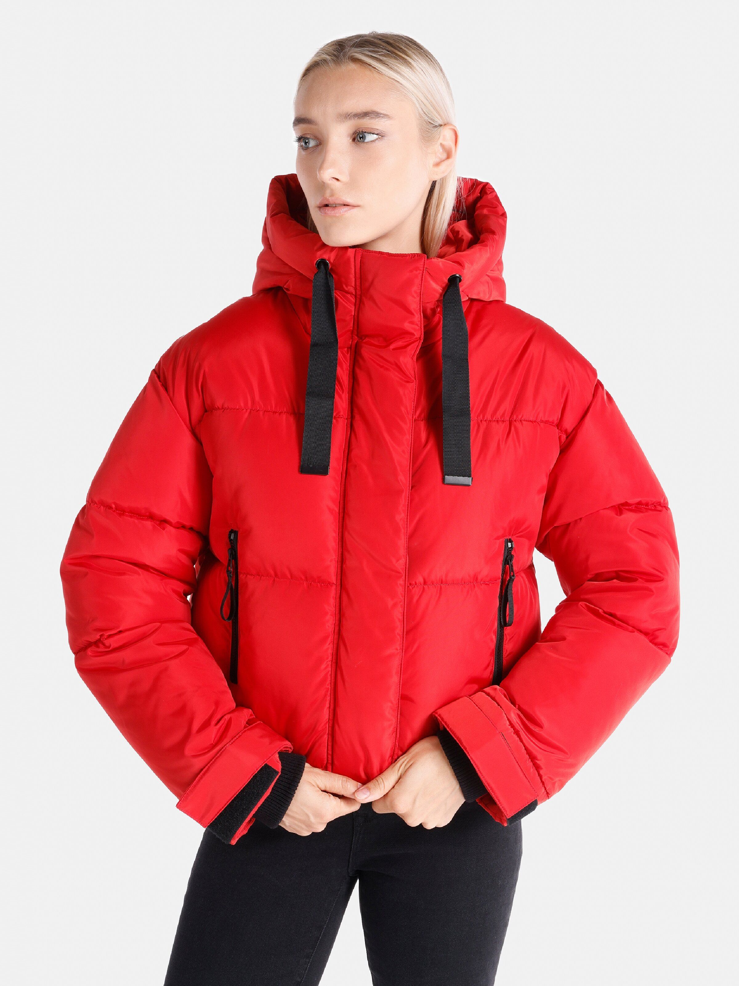 Акція на Куртка демісезонна коротка жіноча Colin's CL1065781RED M Red від Rozetka