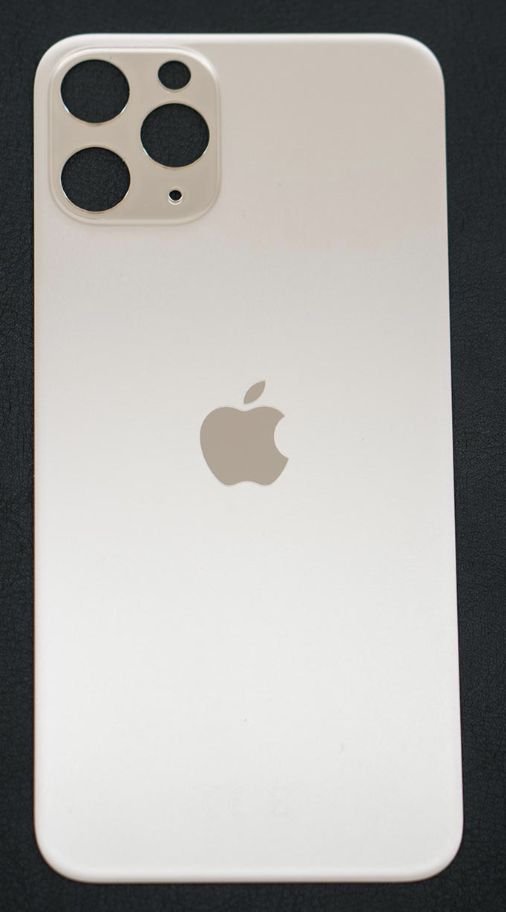 

Задняя крышка для iPhone 11 Pro Max, серебристая, High Copy