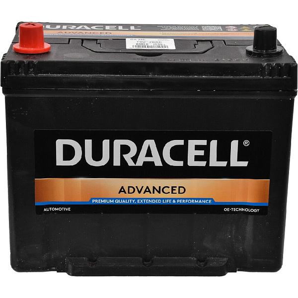 Аккумулятор автомобильный Advanced 70Ач 600А "+" слева DURACELL, DA70L ...